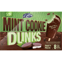 Mint Cookie Dunks Ice Cream Bars (8 x 74ml)