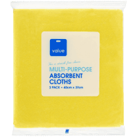 Multi-Purpose Absorbent Cloths (2pk)