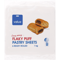 Flaky Puff Pastry Sheets (1kg)