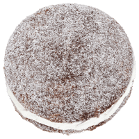 Chocolate Lamington With Mock Creme (1pk)