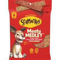 Meaty Medley Air-Dried Strapz Dog Treats (500g)