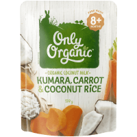 Kumara Carrot & Coconut Rice 8+ Months (170g)