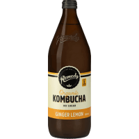 Ginger Lemon Organic Kombucha (750ml)