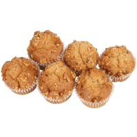 Coffee & Walnut Muffins Medium (6pk)