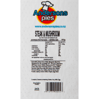 Steak & Mushroom Pie (180g)