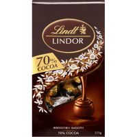 Lindor 70% Cocoa Chocolates Pouch (123g)