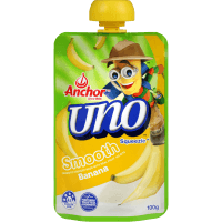 Uno Squeezie Smooth Banana Yoghurt (100g)