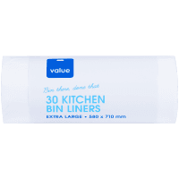 Extra Large Kitchen Tidy Liners 58 x 71cm (30pk)
