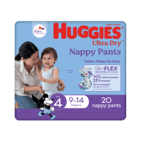 Ultra Dry Nappy Pants For Boys Size 4 9-14kg (20pk)