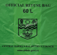 Green Refuse Bag Single 60 Litre (1ea)
