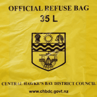 Yellow Refuse Bag Single 35 Litre (1ea)