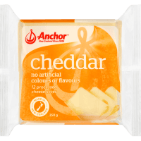 Cheddar Processed Cheese Slices (250g)