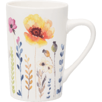 Porcelain Floral Mug (1pk)