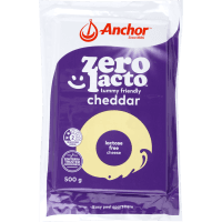 Zero Lacto Lactose Free Cheddar Cheese Block (500g)