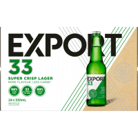 33 Super Crisp Lager Bottles (24 x 330ml)
