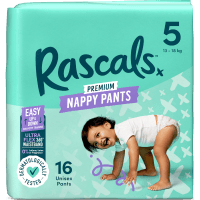 Premium Nappy Pants Unisex Size 5 13-18kg Walker (16pk)