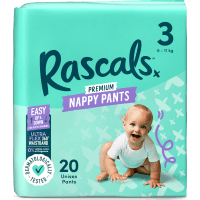 Premium Nappy Pants Unisex Size 3 6-11kg Crawler (20pk)