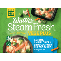 Steam Fresh Carrot Cauliflower & Broccoli With Cheese Sauce Vege Plus (235g)