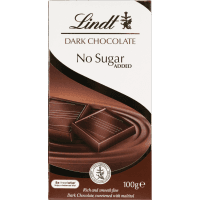 Dark Chocolate No Sugar Added Chocolate Block (100g)