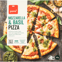 Mozzarella & Basil Pizza (455g)