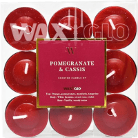 Pomegranate Cassis Scented Tealight Candles (9pk)