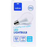 Led 14W Frosted Cool White Screw Bulb (1pk)
