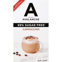 99% Sugar Free Cappuccino Coffee Sticks (10 x 16g)