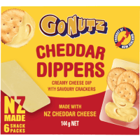 Cheddar Dippers Creamy Cheese Dip with Savoury Crackers (6 x 24g)