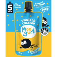 Vanilla Custard Probiotic Yoghurt Pouch (5 x 70g)