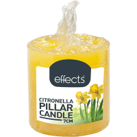 Citronella Pillar 7cm Candle (1pk)