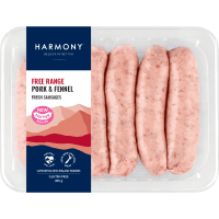 Free Range Pork & Fennel Sausages (450g)