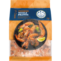 Cooked Whole Prawns Vannamei 21/25 (800g)