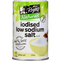 Naturals Iodised Low Sodium Salt Mix (290g)