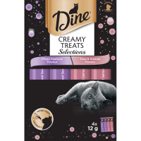 Creamy Treats Seafood Selection Cat Treats (4pk 12g)