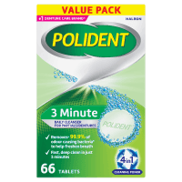 3 Minute Daily Cleanser For Partials & Dentures (66pk)