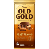 Roast Almond Dark Chocolate Block (170g)