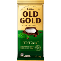Old Gold Peppermint Dark Chocolate Block (180g)