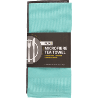 Microfibre Tea Towel Sky & Grey (2pk)