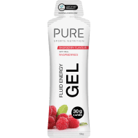 Raspberry Flavour with Real Rasberries Fluid Energy Sports Gel (59g)