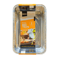 Foil BBQ Trays (3pk)