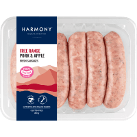 Free Range Pork & Apple Sausages (450g)