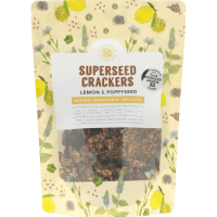 Superseed Lemon & Poppyseed Crackers (120g)