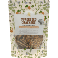 Superseed Macadamia Nut Crackers (120g)