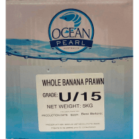 Australian Whole Raw Banana Prawns U15 (5kg)