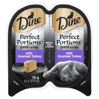 Perfect Portions Pate Entree With Gourmet Turkey Wet Cat Food (75g)