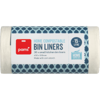 Home Compostable Small Kitchen Bin Liners 450 X 510mm (30pk)