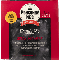 Steak & Cheese Family Pies (700g)