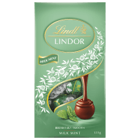Lindor Milk Mint Chocolates Pouch (123g)