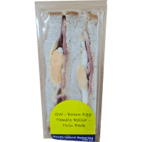Bacon, Egg & Tomato Relish Twin Sandwich (168g)