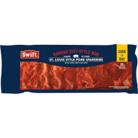 Kansas City Style BBQ St Louis Style Pork Spareribs (1kg)